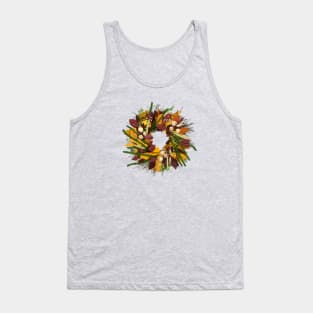 VINTAGE STYLE AUTUMN WREATH Tank Top